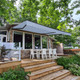 Retractable Patio Awning - Black Frame